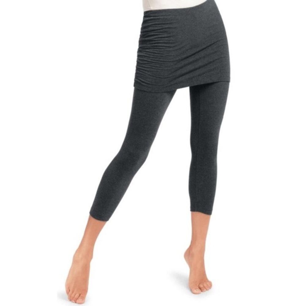 Cabi Gray Spacedye M'Leggings Athletic Legging Skirt Set M